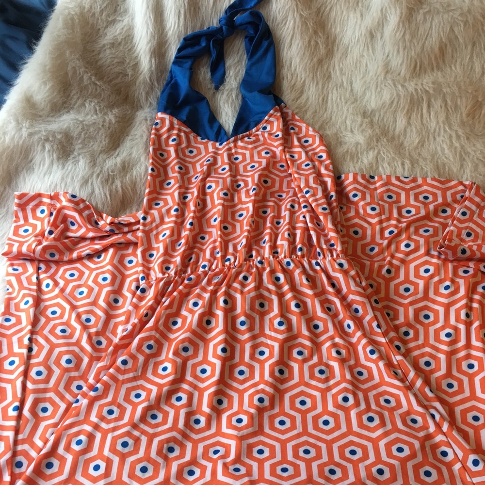 Mud pie small halter maxi